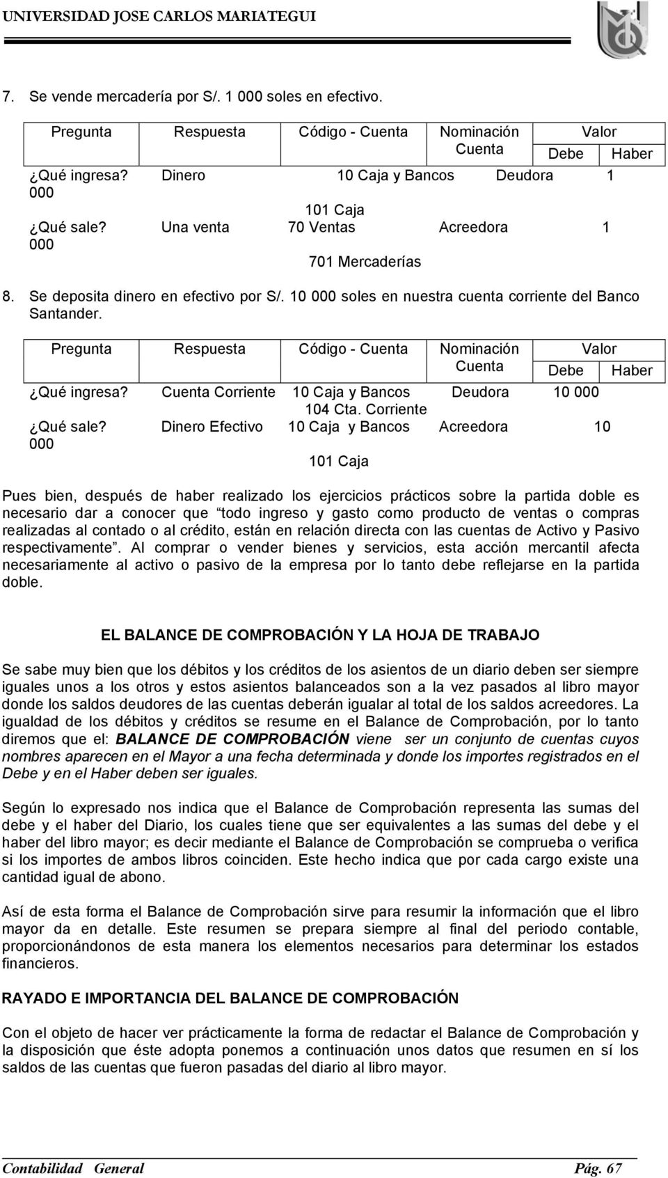 Cuenta Corriente 10 Caja y Bancos Deudora 10 000 104 Cta Corriente Qué sale?