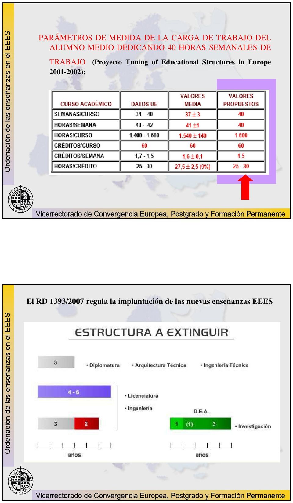 (Proyecto Tuning of Educational Structures in Europe El RD