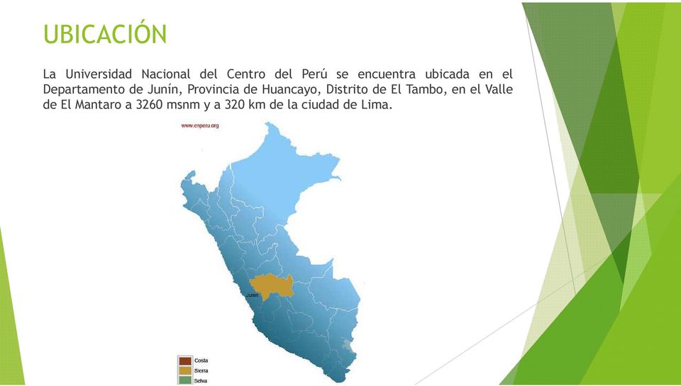 Provincia de Huancayo, Distrito de El Tambo, en el