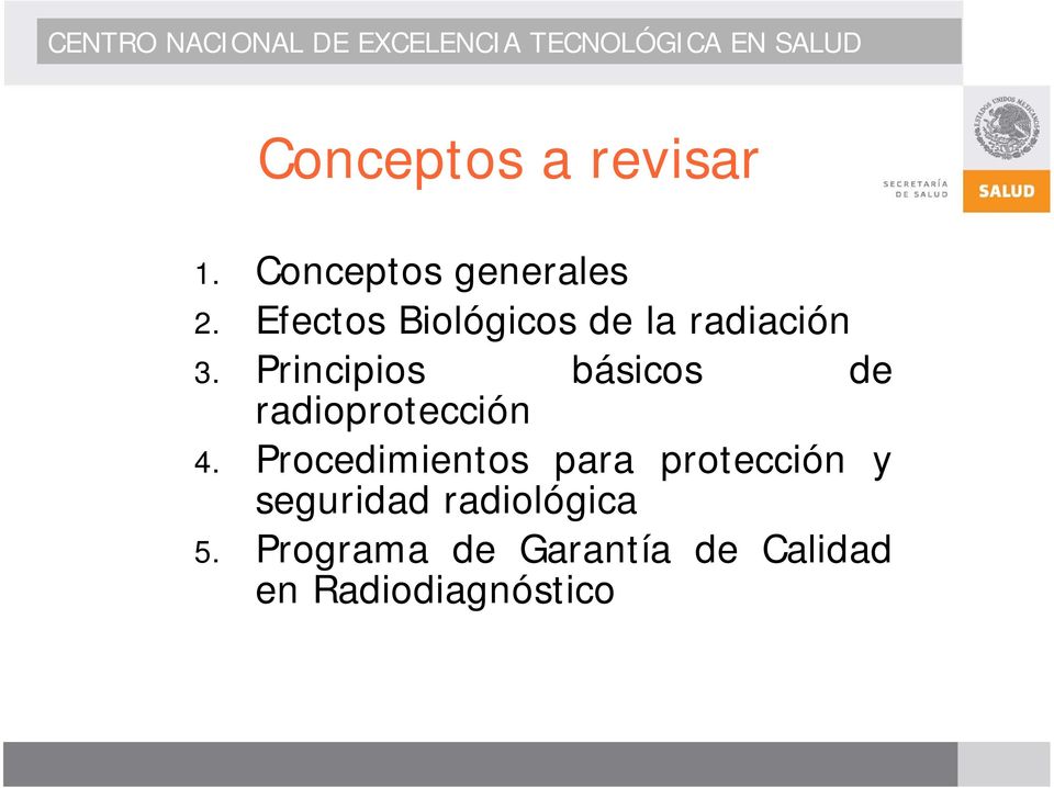 Principios radioprotección básicos de 4.