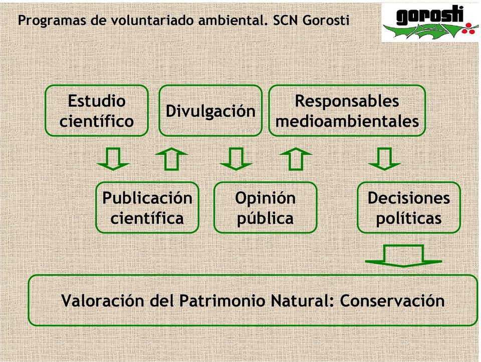 científica Opinión pública Decisiones