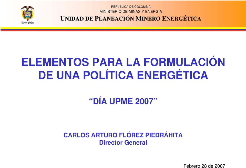 2007 CARLOS ARTURO FLÓREZ
