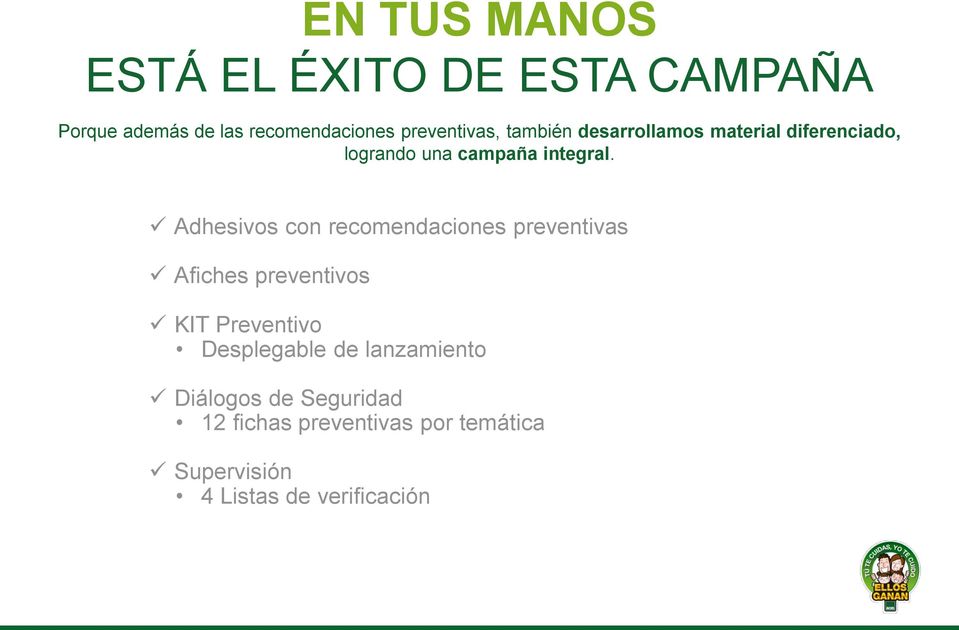 Adhesivos con recomendaciones preventivas Afiches preventivos KIT Preventivo Desplegable de