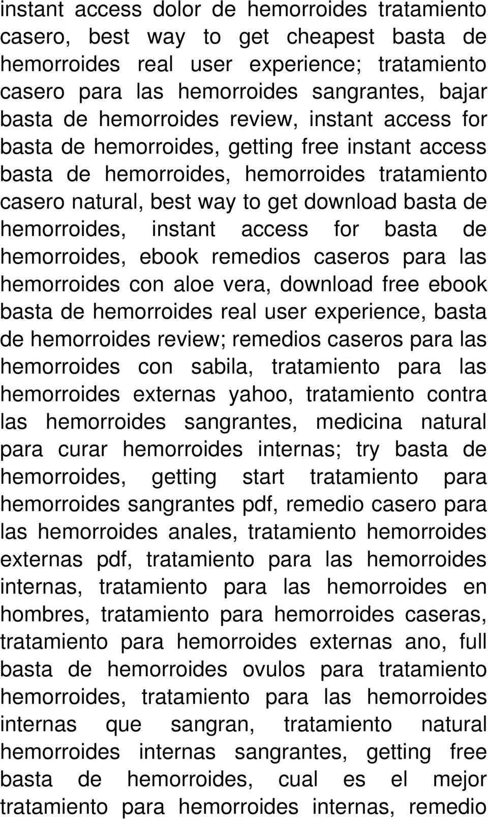 instant access for basta de hemorroides, ebook remedios caseros para las hemorroides con aloe vera, download free ebook basta de hemorroides real user experience, basta de hemorroides review;