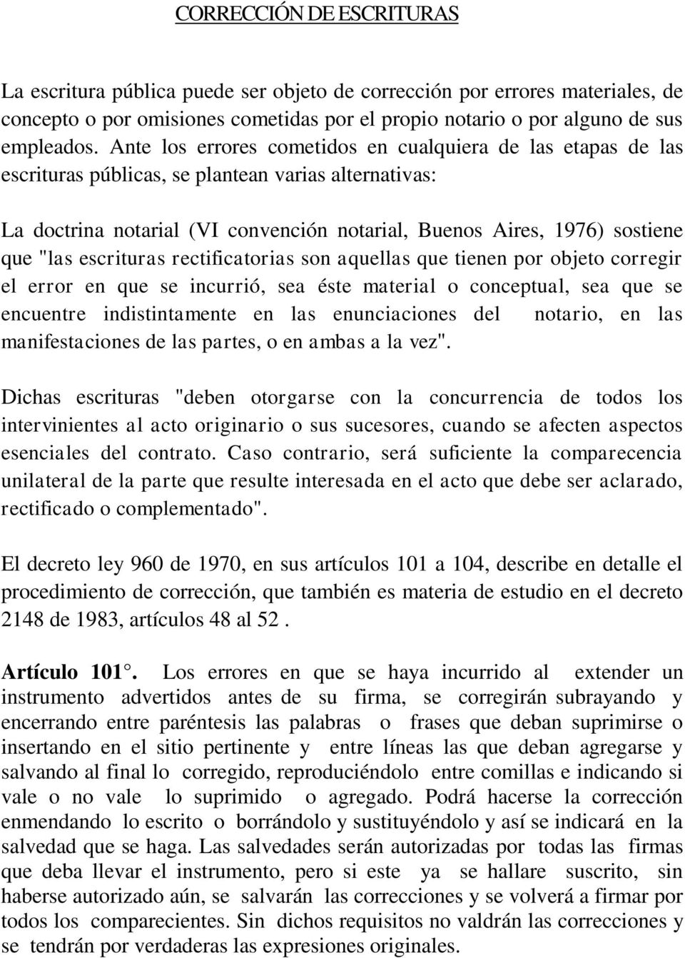 CORRECCIÓN DE ESCRITURAS - PDF Descargar libre