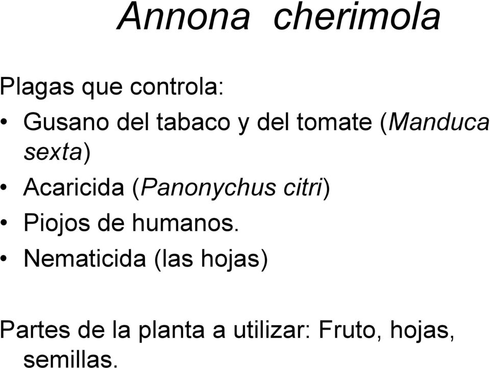 (Panonychus citri) Piojos de humanos.