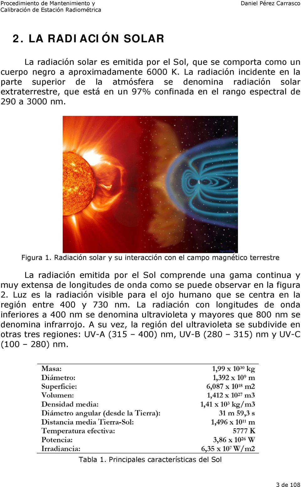 Radiación solar y su interacción con el campo magnético terrestre La radiación emitida por el Sol comprende una gama continua y muy extensa de longitudes de onda como se puede observar en la figura 2.
