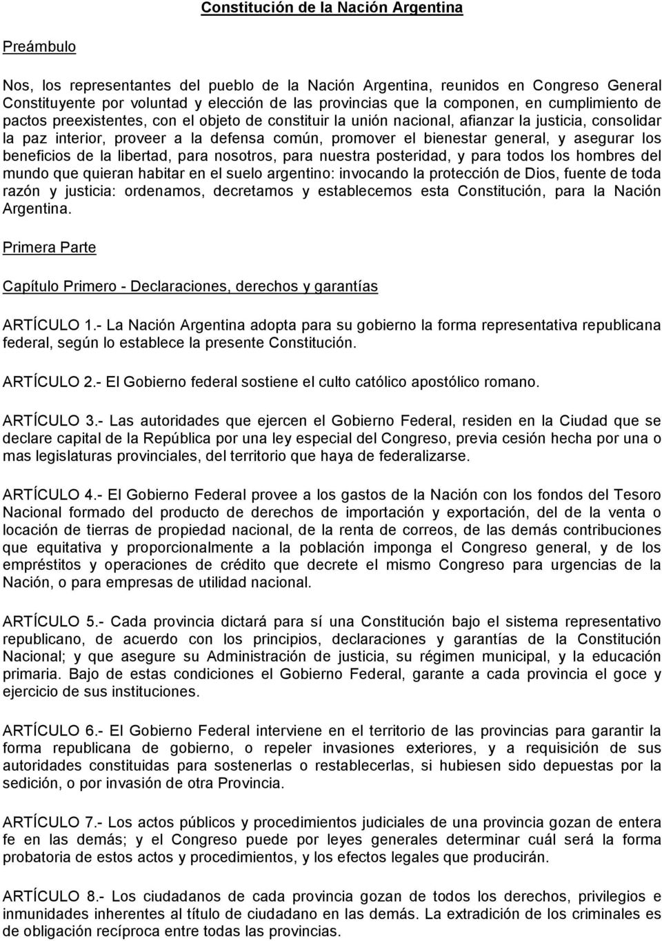 Constitucion De La Nacion Argentina Pdf Free Download
