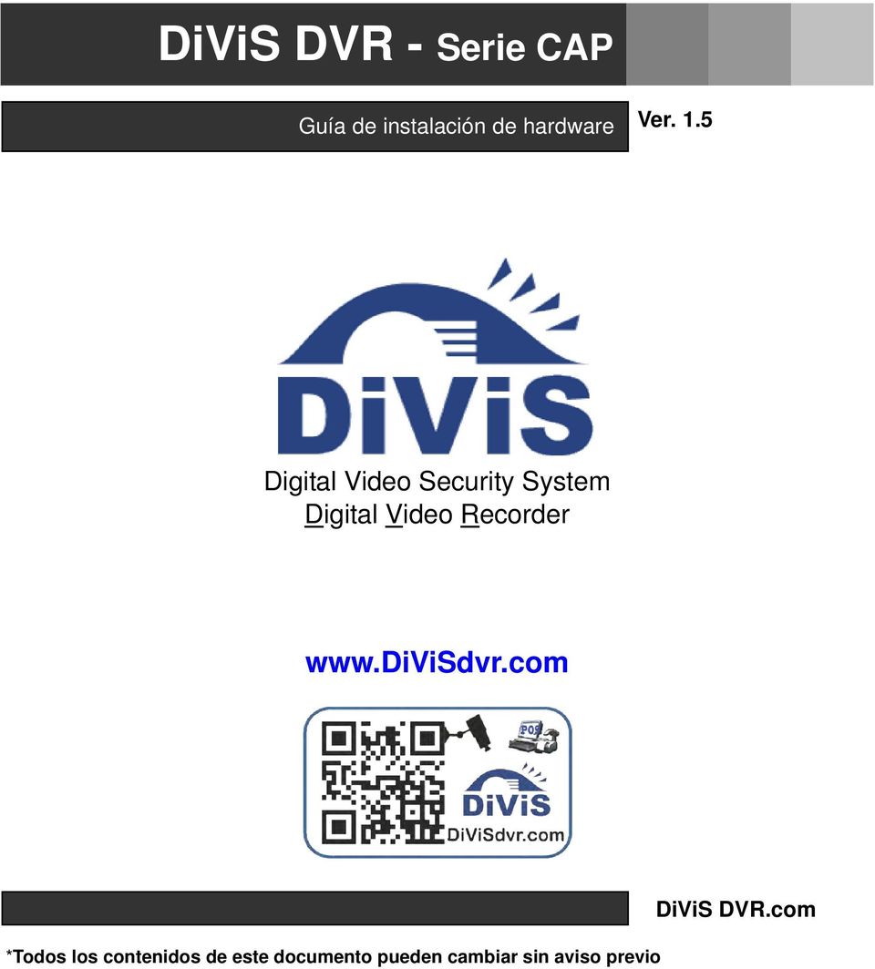 5 Digital Video Security System Digital Video Recorder