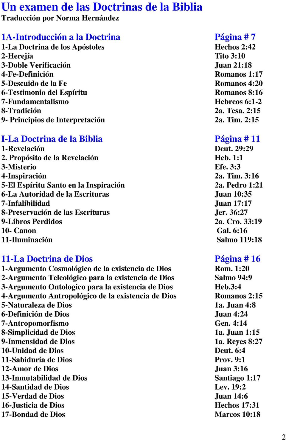 Un Examen De Las Doctrinas De La Biblia Pdf