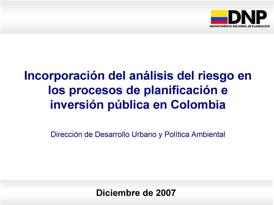 pública en Colombia Dirección de