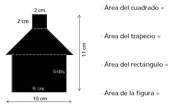 cm de base menor y 5,3 cm de altura d) 8,6 m de base mayor, 6,4 m de base menor y 6 m de altura T10A32.