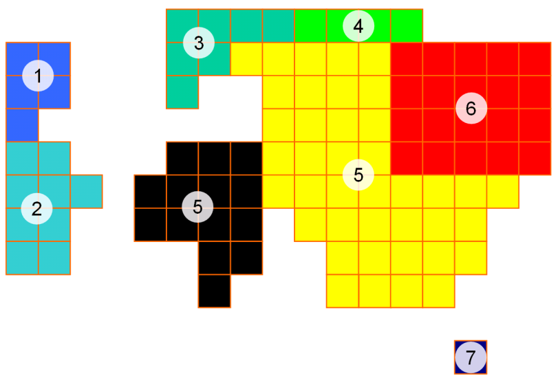 3 MAPAS DE SUPERFICIES 3.2 MAPA ANAMÓRFICO Son aquellos mapas que representan la superficie de un lugar en proporción al tamaño de la variable estudiada.