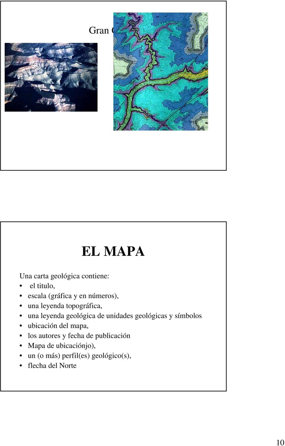 geológicas y símbolos ubicación del mapa, los autores y fecha de