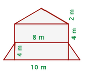 29) Calcular el área y el perímetro del siguiente trapecio: 30) Calcular el área en m 2 y el perímetro en Hm de un pentágono regular de 6 cm de lado.