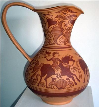 * Cérvidos: Reproducciones cerámicas antiguas. Maribel García. Plato con escena de caza: Las piezas más representativas se ha encontrado en Liria y Alcudia.