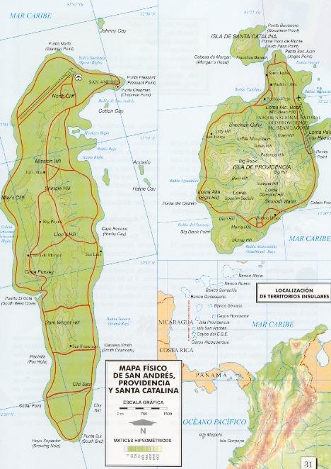 LOCALIZACIÓN Islas Oceánicas del Mar Caribe: Archipiélago de San Andrés, Providencia y Santa Catalina.