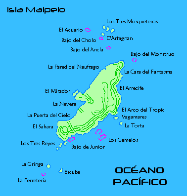 5Km2 Islas Continentales en el Pacífico: Gorgona (parque Nacional conformado por Gorgona, Gorgonilla y 3 Islotes).