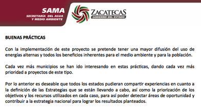 Presentó los objetivos del programa de eficiencia energética en el alumbrado público para el municipio de Ojocaliente, Zacatecas.
