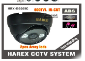 HVM-600 HDP-601 HDP-603 HDP-604 HDM-600 600 lineas de TV Cámara a color con lente varifocal de 4-9 mm, 1/3 CMOS-SONY 38 LEDs infrarrojos para uso nocturno Rango de visión nocturna de 30-35m 700 TVl