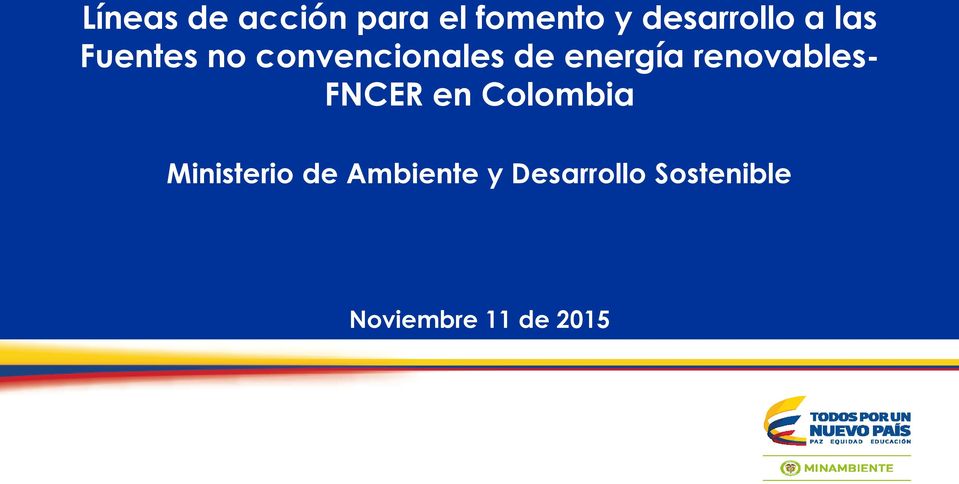 renovables- FNCER en Colombia Ministerio de
