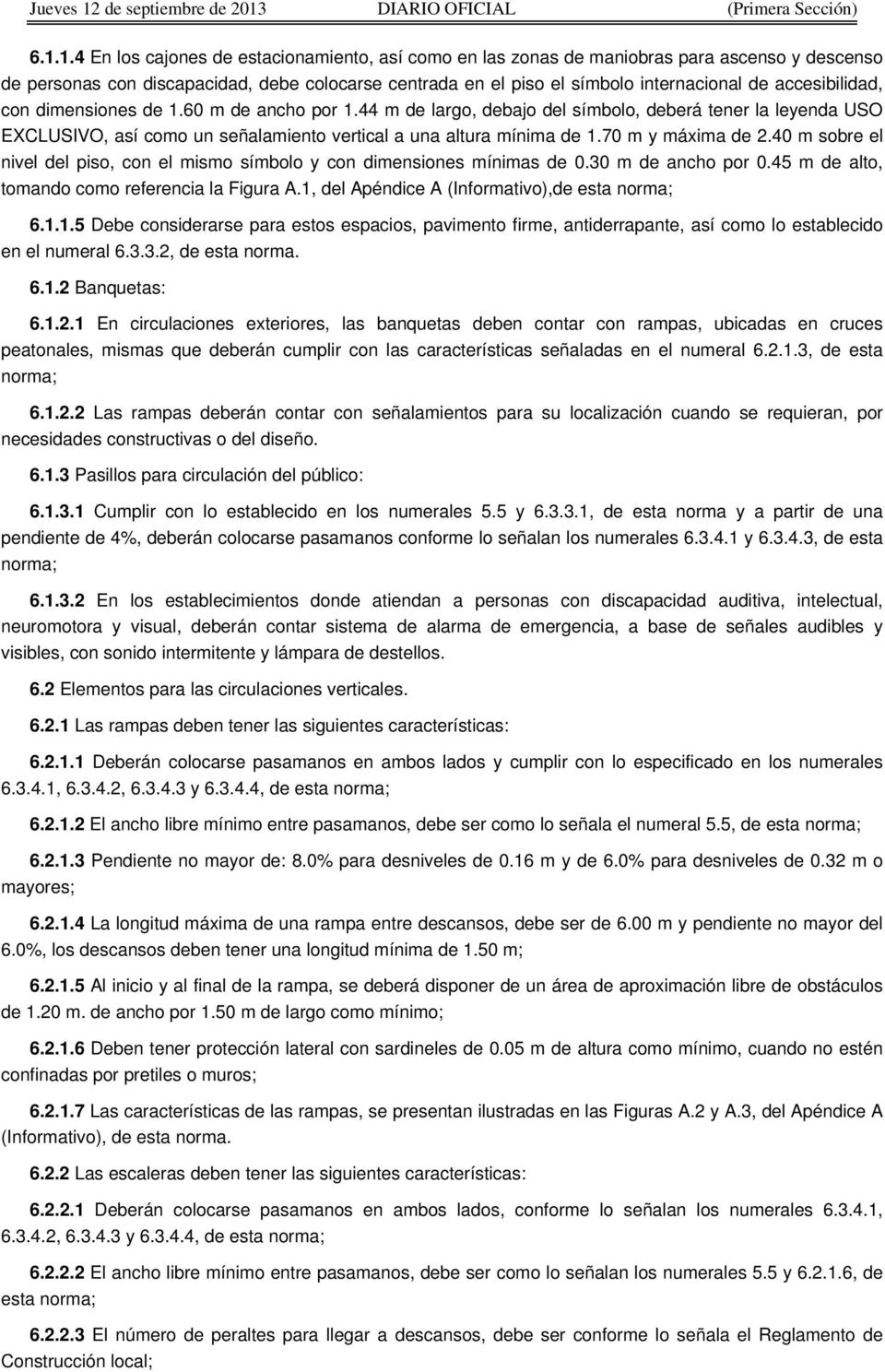 DIARIO OFICIAL (Primera Sección) 6.1.