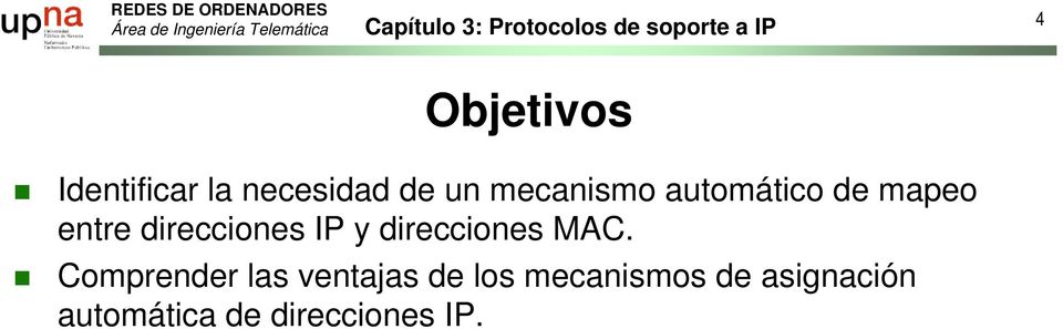 IP y direcciones MAC.