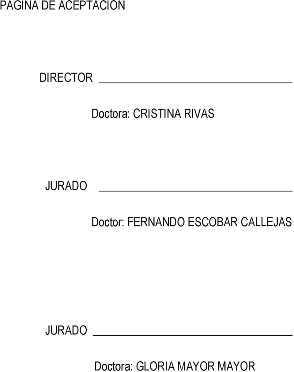 Doctor: FERNANDO ESCOBAR