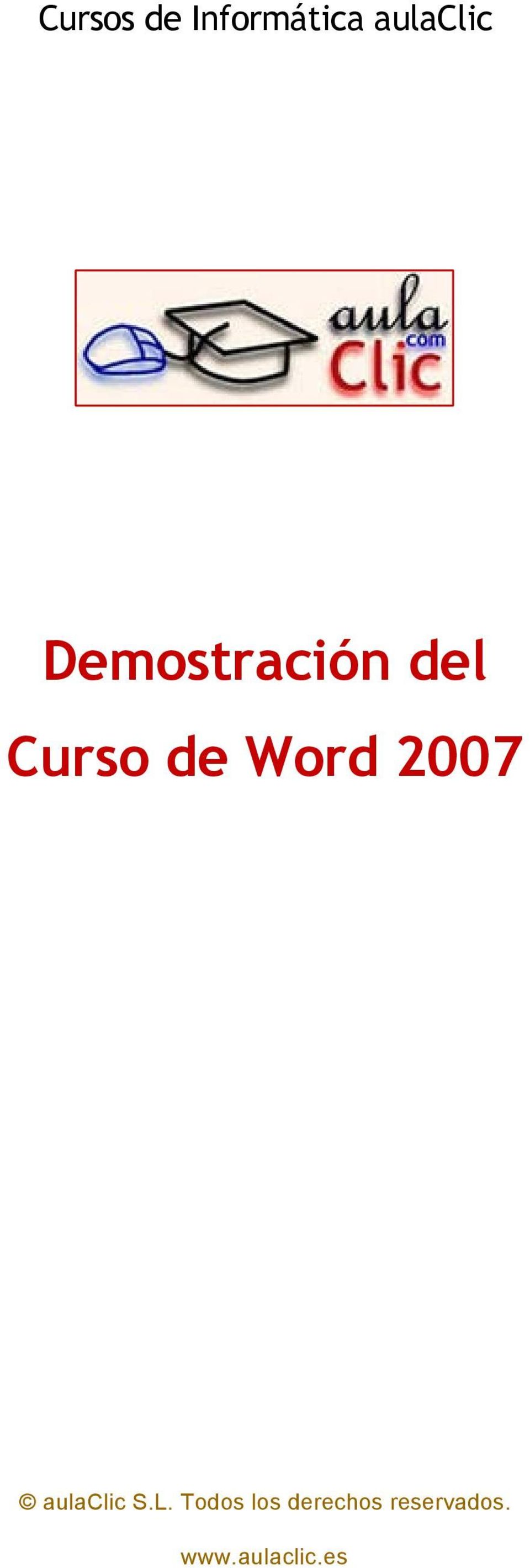 2007 aulaclic S.L.