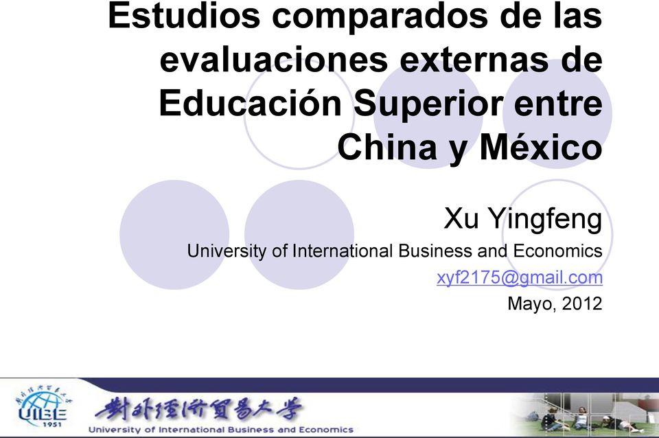 México Xu Yingfeng University of