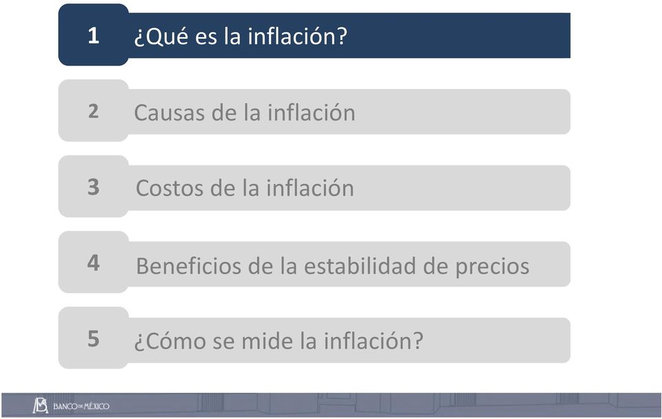 de la inflación 4 Beneficios de la