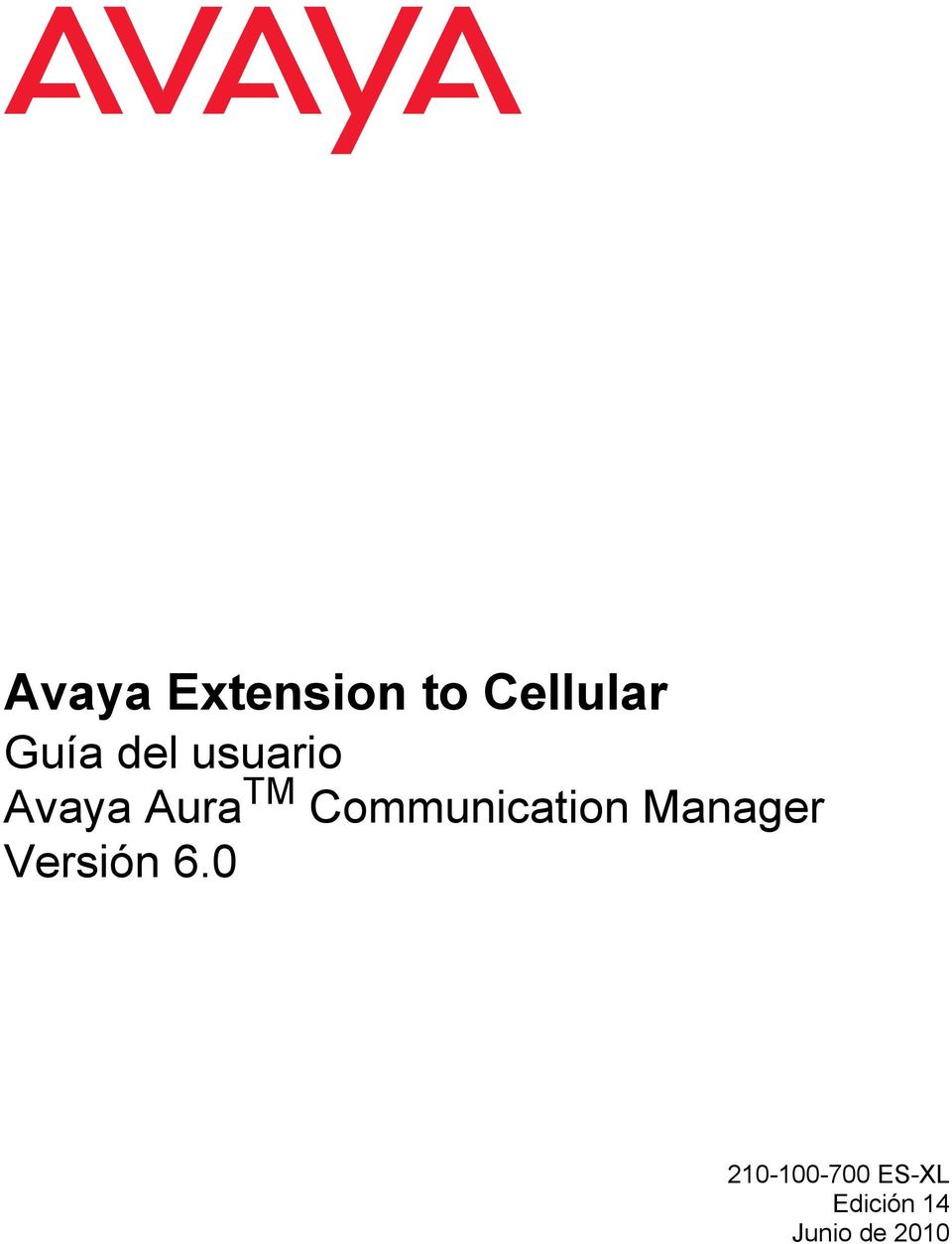Communication Manager Versión 6.