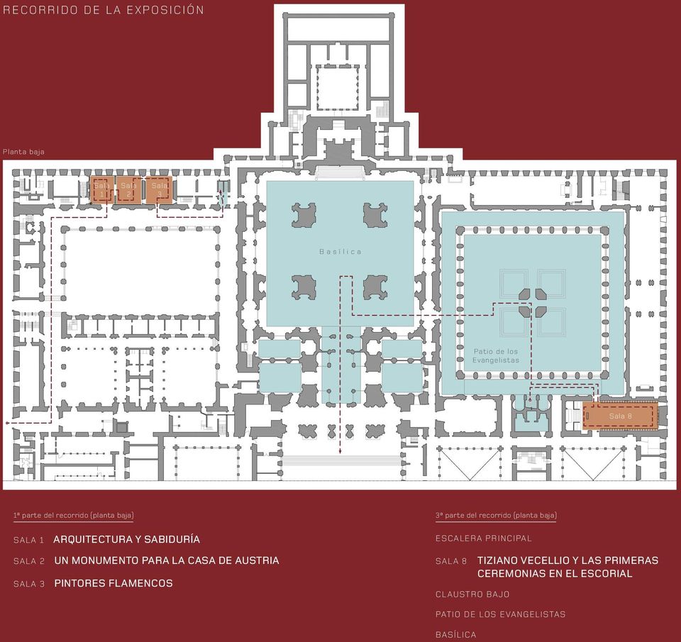 Arquitectura y sabiduría Un monumento para la Casa de Austria Pintores flamencos Escalera principal