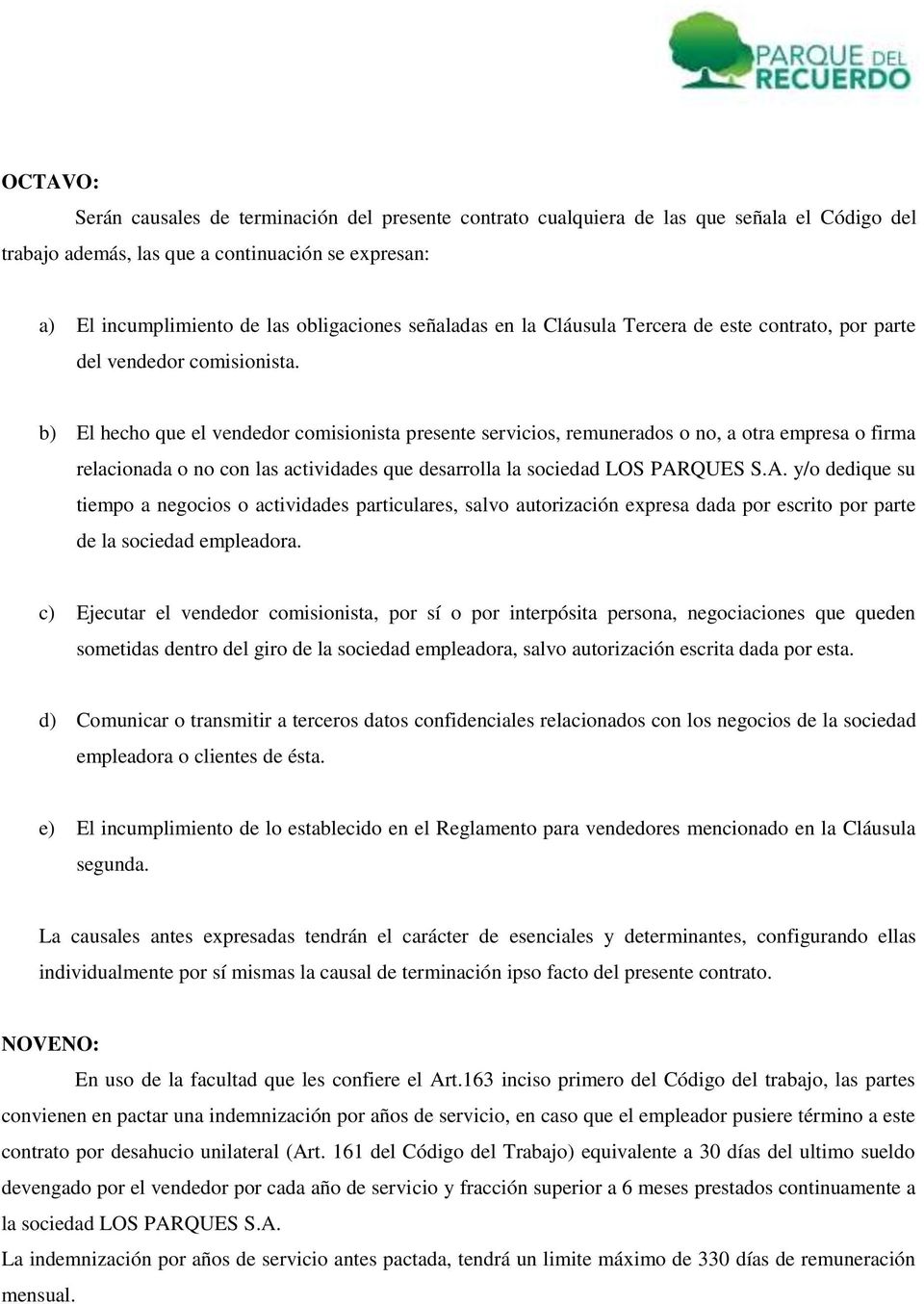 CONTRATO DE TRABAJO PARA VENDEDORES - PDF Free Download