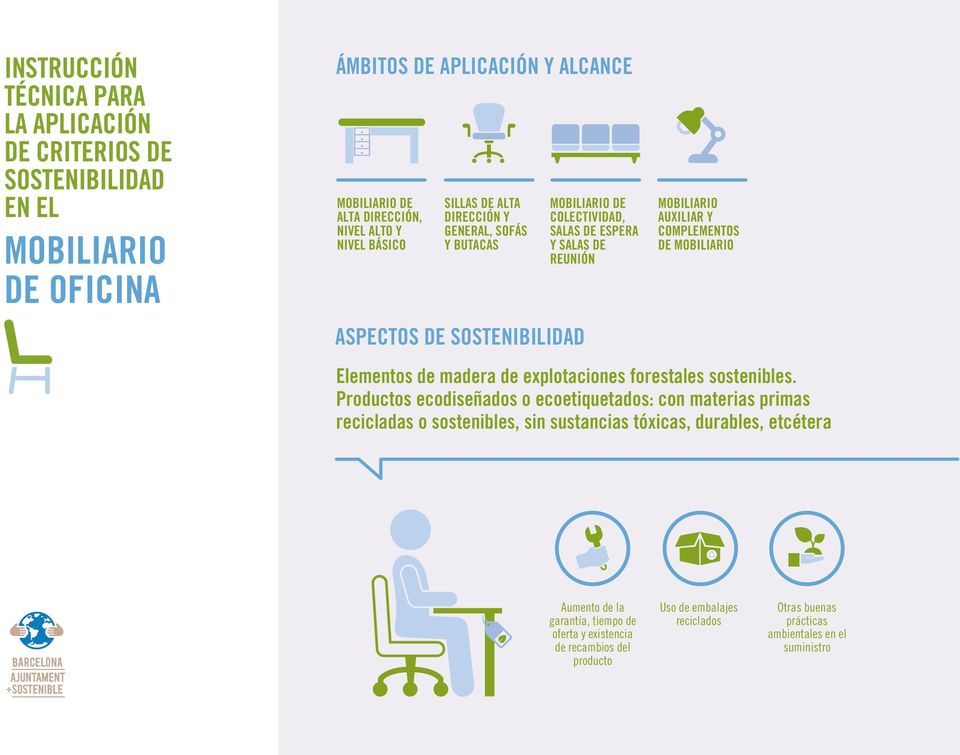 COMPLEMENTOS DE MOBILIARIO Elementos de madera de explotaciones forestales sostenibles.