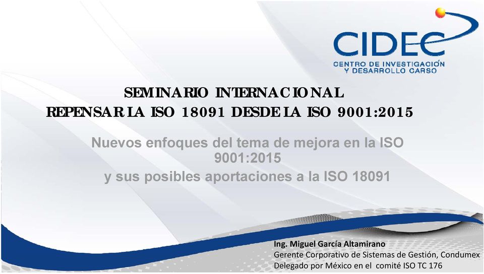 aportaciones a la ISO 18091 Ing.