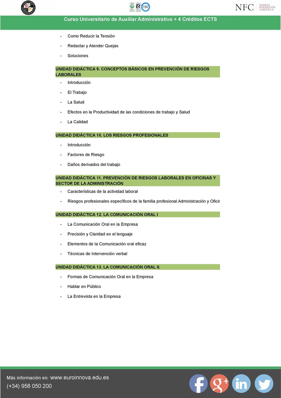LOS RIESGOS PROFESIONALES - Introducción - Factores de Riesgo - Daños derivados del trabajo UNIDAD DIDÁCTICA 11.