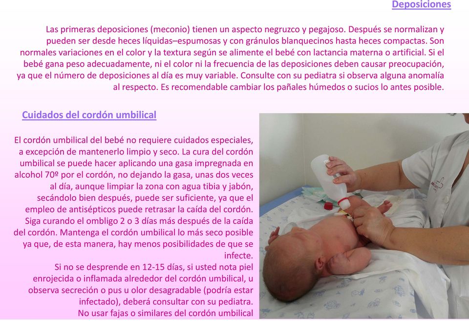 Son normales variaciones en el color y la textura según se alimente el bebé con lactancia materna o artificial.
