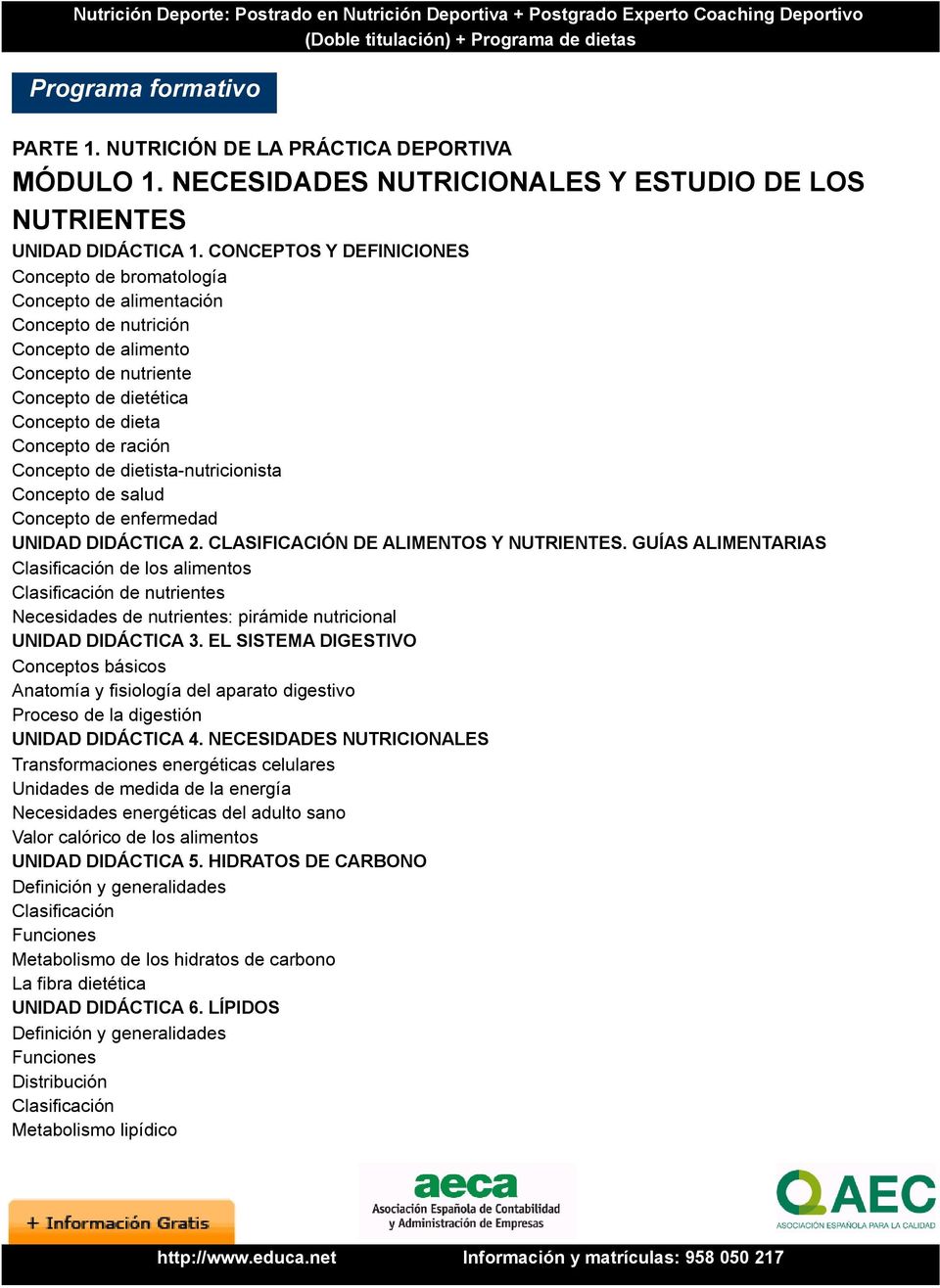 Concepto de dietista-nutricionista Concepto de salud Concepto de enfermedad UNIDAD DIDÁCTICA 2. CLASIFICACIÓN DE ALIMENTOS Y NUTRIENTES.