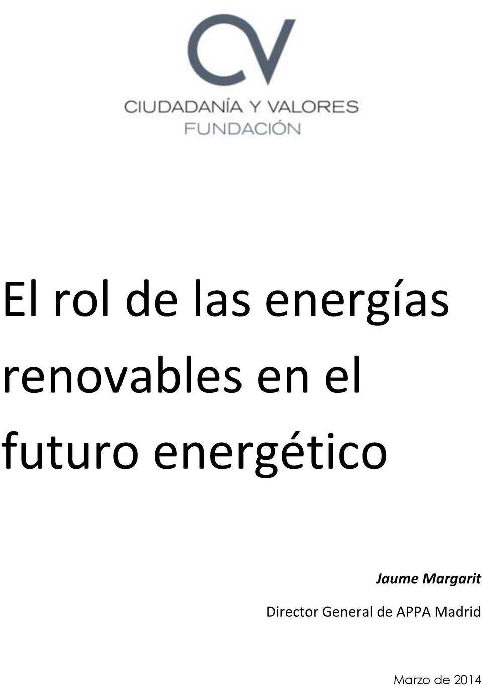energético Jaume Margarit