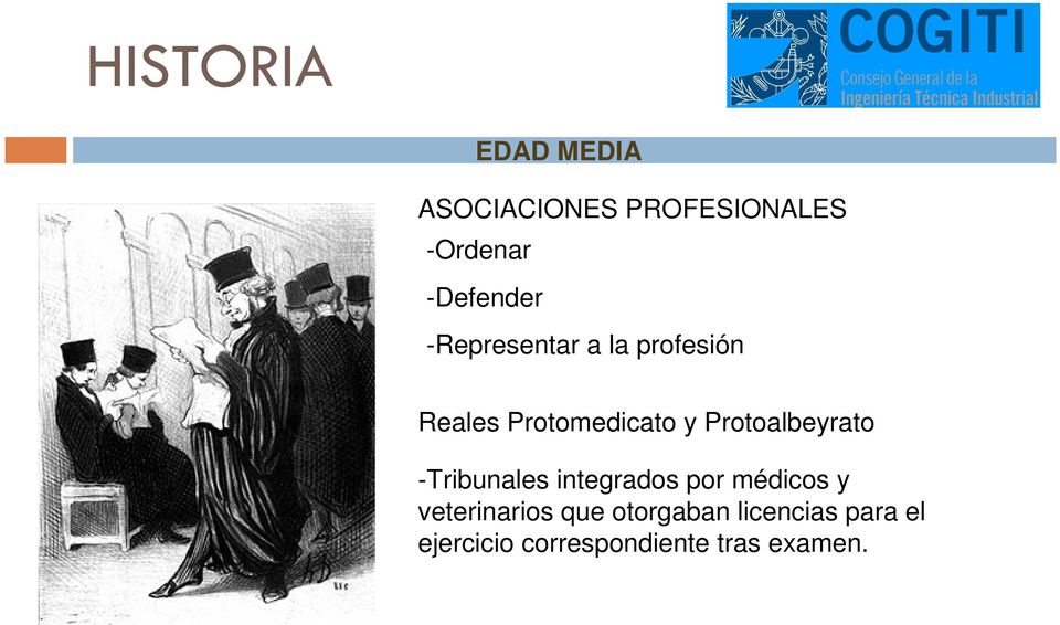 Protoalbeyrato -Tribunales integrados por médicos y