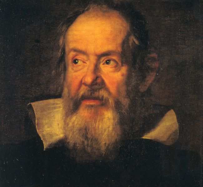 Galileo Galilei (1564-1642): 7. Galileo. De Wikimedia Commons Defendió la concepción copernicana del Universo (el Sol es el centro).