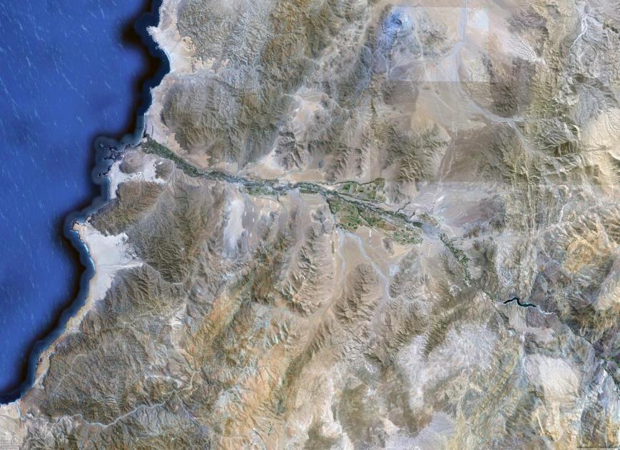 Contextualización Geográfica Mina Los Colorados (2000-2041) HUASCO