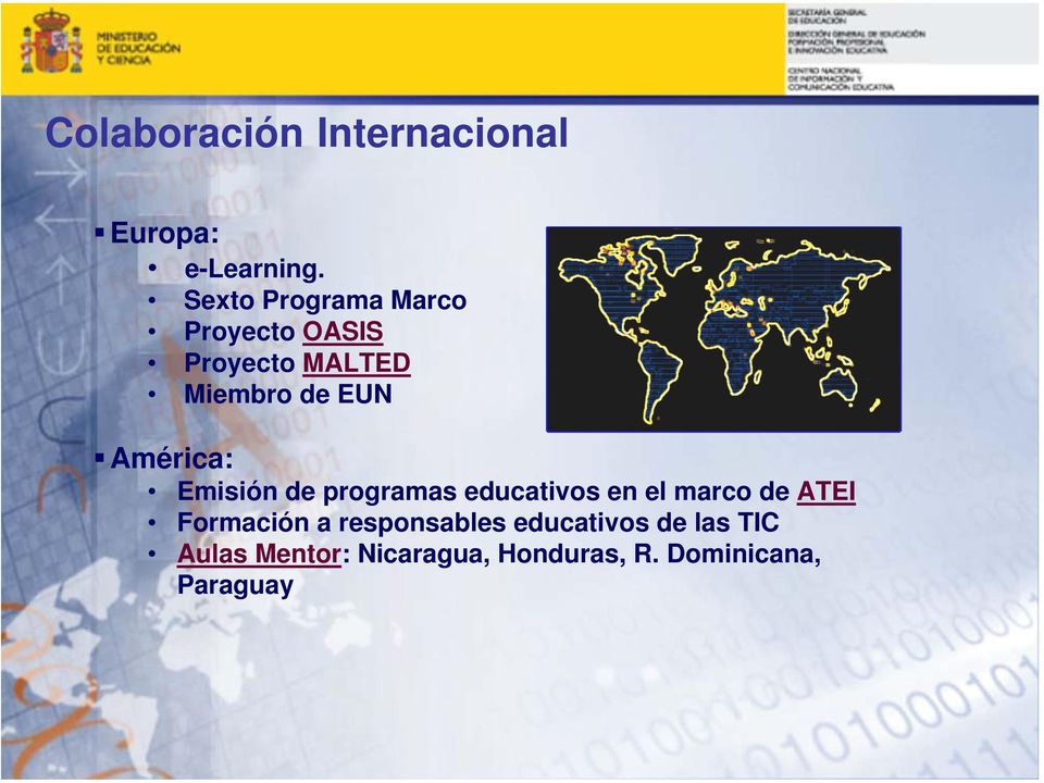 América: Emisión de programas educativos en el marco de ATEI