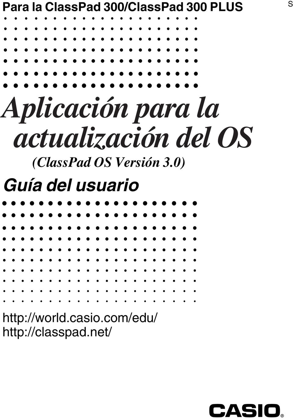 (ClassPad OS Versión 3.