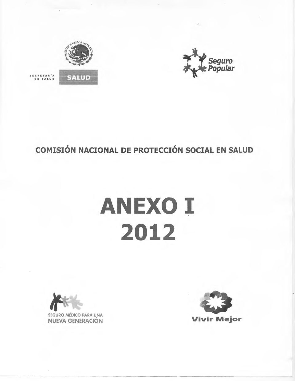 DE PROTECCION SOCIAL EN SALUD ANEXO I 2012