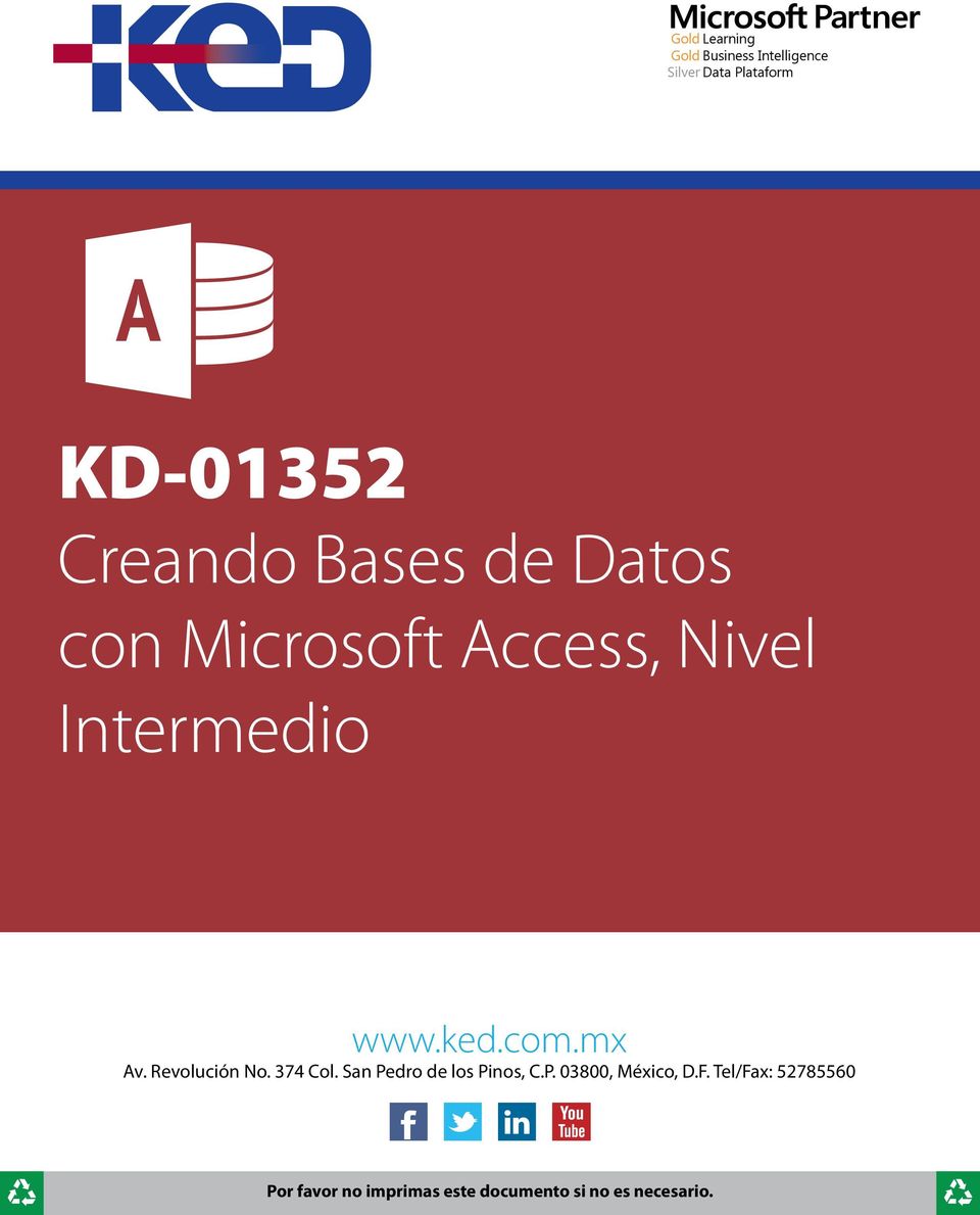 Microsoft Access, Nivel Intermedio www.ked.com.