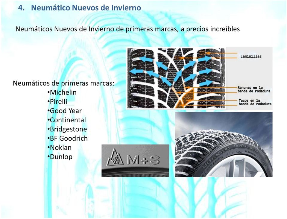 Neumáticos de primeras marcas: Michelin Pirelli Good