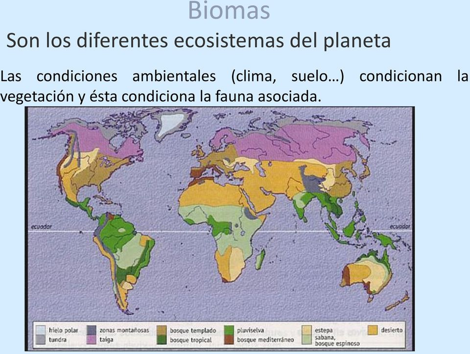 ambientales (clima, suelo )