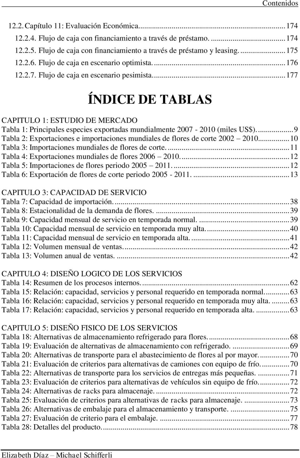 ... 177 ÍNDICE DE TABLAS CAPITULO 1: ESTUDIO DE MERCADO Tabla 1: Principales especies exportadas mundialmente 2007-2010 (miles US$).